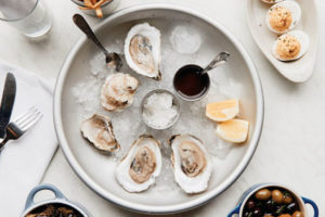 Oysters at Portland's Petite Jacqueline.