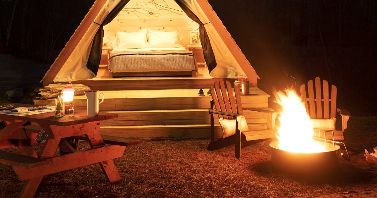 Sandy Pines Campground. Kennebunkport, Maine. Photo by Douglas Merriam